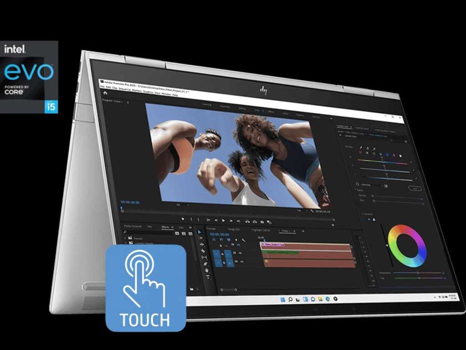 Ноутбук HP ENVY X360 на 512 ГБ SSD, 16ГБ ОЗУ, Core Ultra 155U