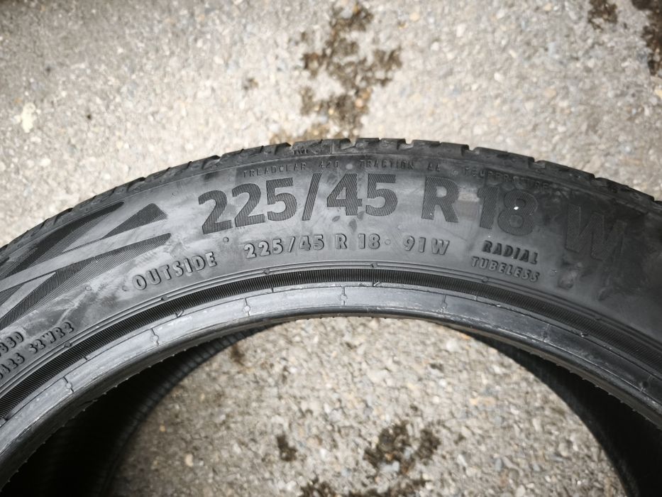 225/45/18" 1брой Continental eco contact 6,dot0120.6mm