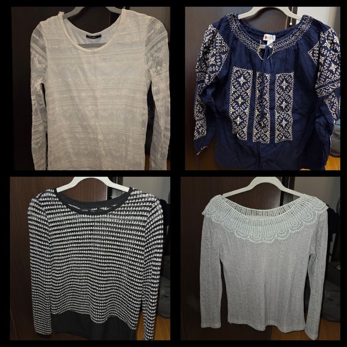 Vand lot 20 camasi dama S-M, Zara, H&M, Reserved, LC Waikiki