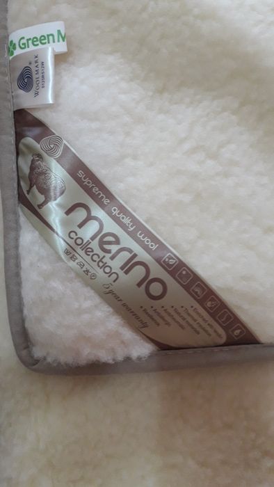 Топ матрак от мериносова вълна и памук 90см/200см