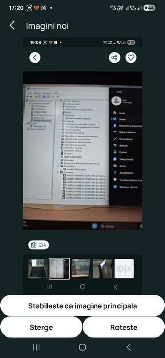 Diagnoza auto Lenovo L15, i5-10210U, ram 16gb, bat 3h
