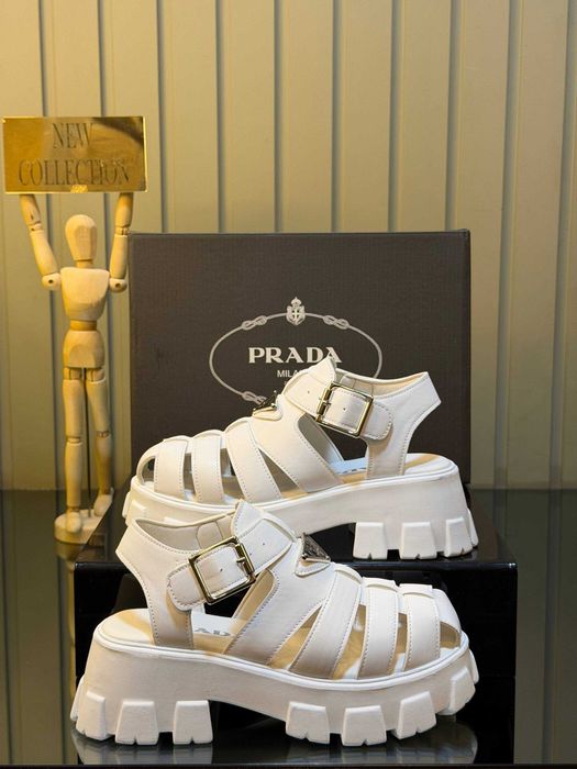 Sandale dama alb black