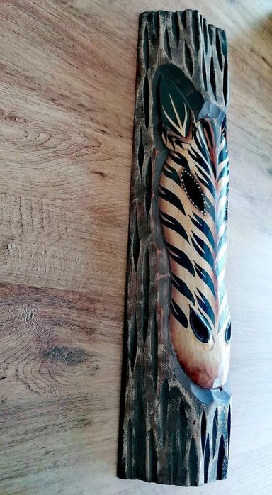 Пана стенни дърворезба