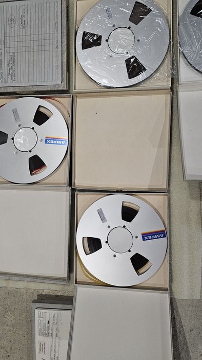 Ampex 406 и Scotch магнетофонни ролки NAB 10.5"