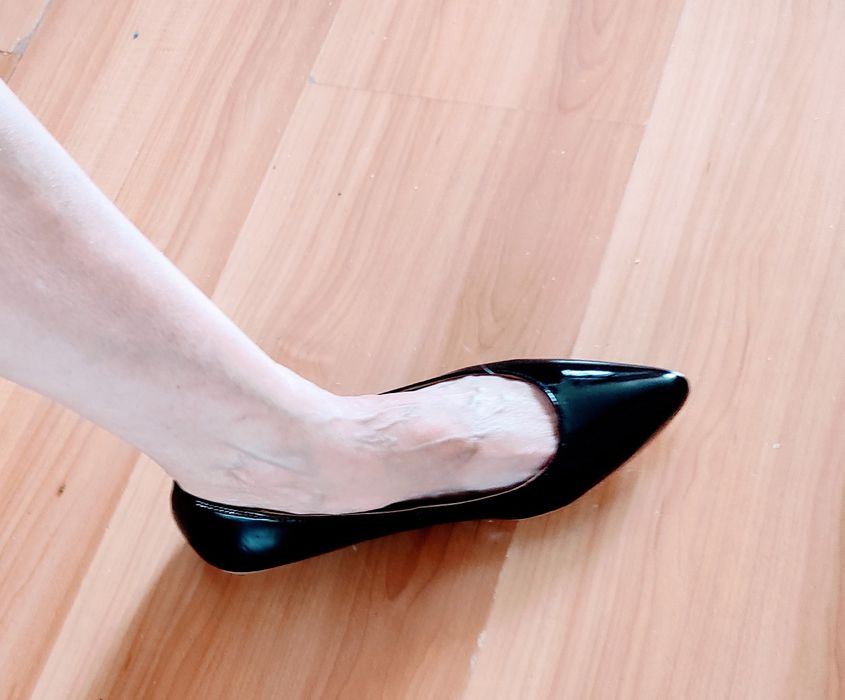 Черные женские балетки