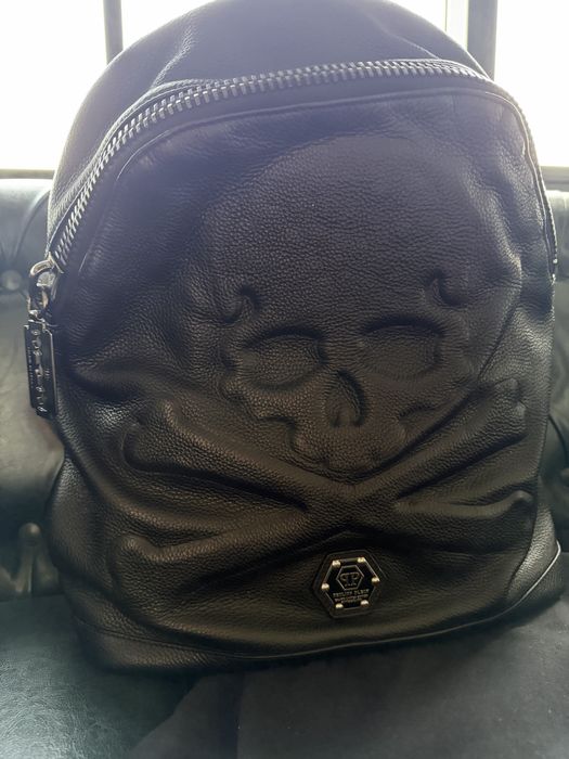 Кожена раница Philipp Plein