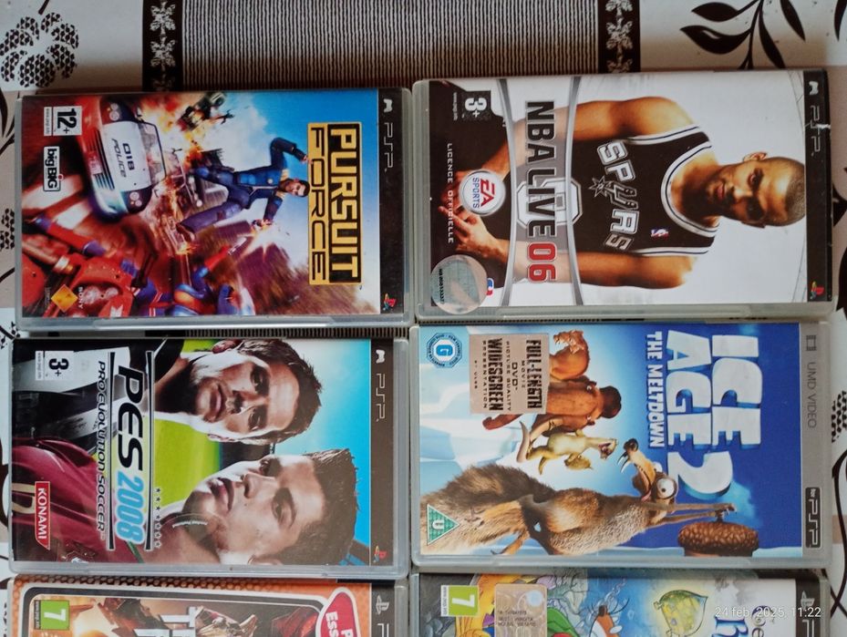 Lot 8 jocuri PSP portabil