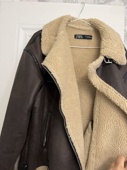 Авиатор куртка, дубленка, Zara