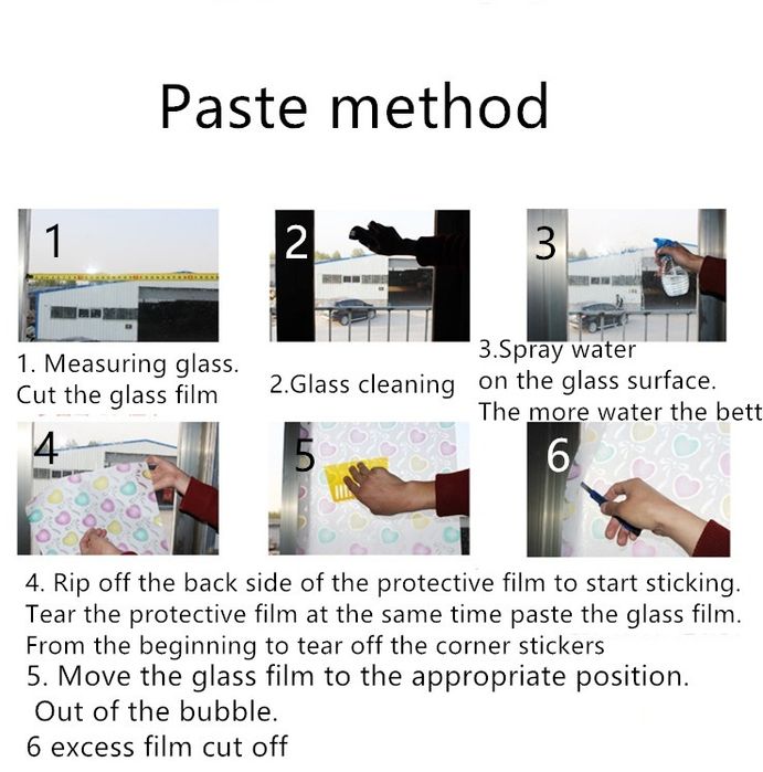 Самоклеящаяся наклейка на окна, изоляционная матовая стеклянная пленка