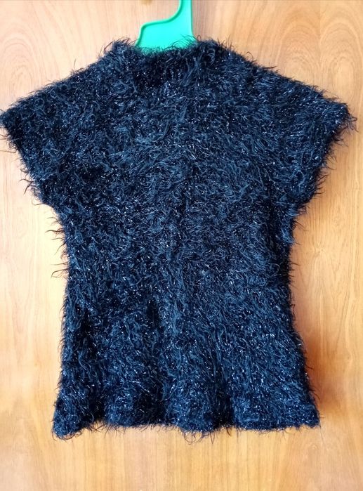 Ефектен блестящ топ Katerina fashion с отделни ръкави