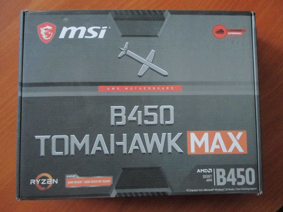 Дънна платка MSI B450 Tomahawk Max, сокет АМ4