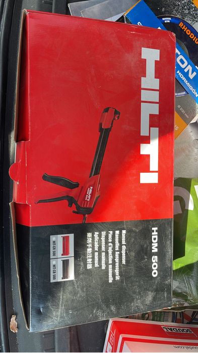 Pistol Hilti HDM 500 pt ancora chimica