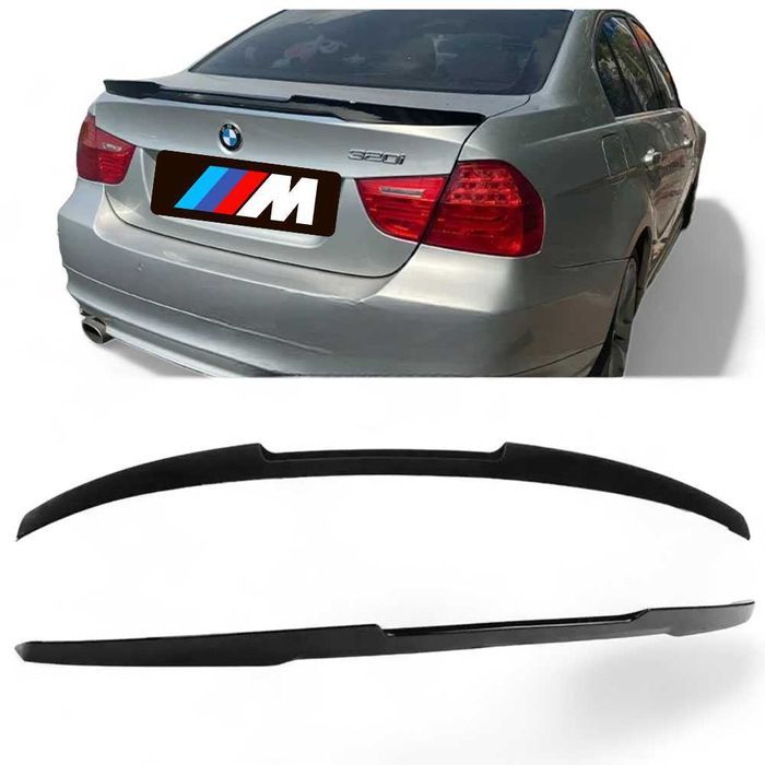 Spoiler Eleron M4 look negru lucios pentru BMW Seria 3 E90 2005-2012