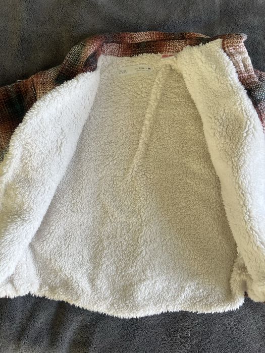 Рубашка теплая меховушка Zara