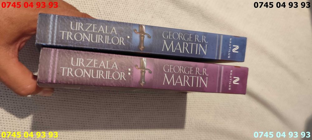 carte carti urzeala tronurilor 2 vol pret pe ambele