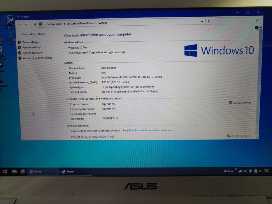 Vand laptop Asus quad core-functioneaza foarte bine