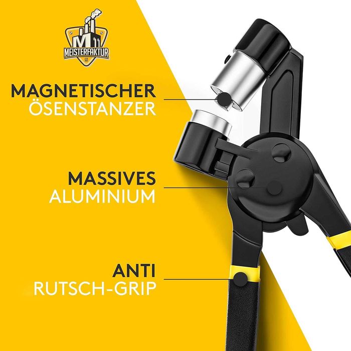 професионални магнитни клещи за капси, 100 бр. капси, 10 мм,
