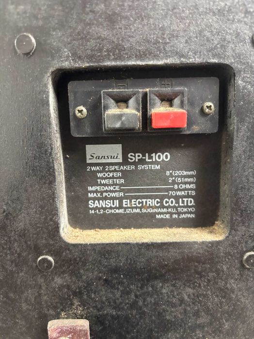 Sansui SP-L100 ретро тонколони