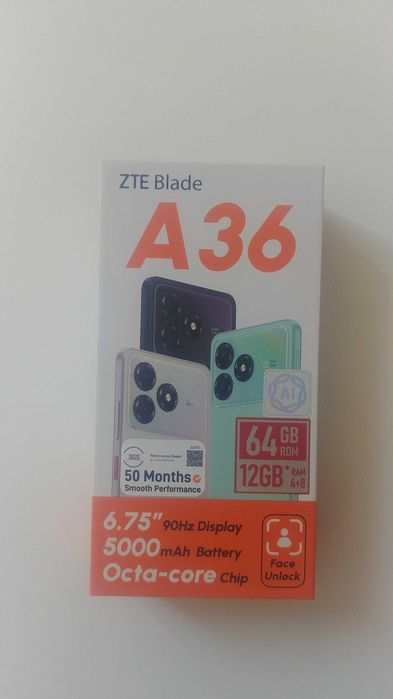смартфон zte blade a36