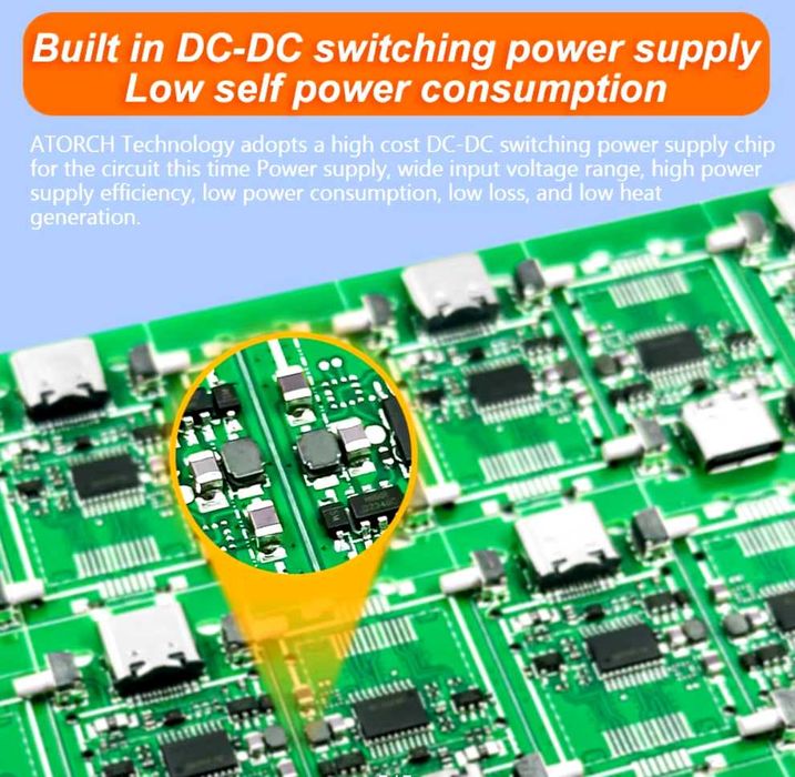 Новинка 2024 новый USB Type-C тестер AT085 DC 4,5-50V 0-12A 600W PD3.1