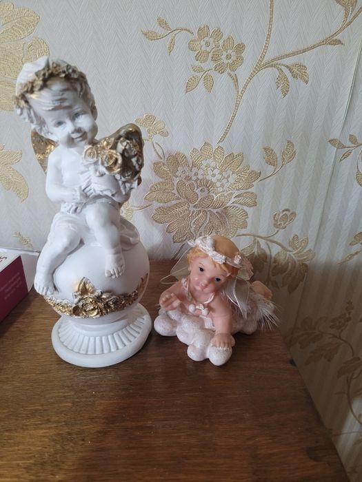 Ангелочки гипсовые новые