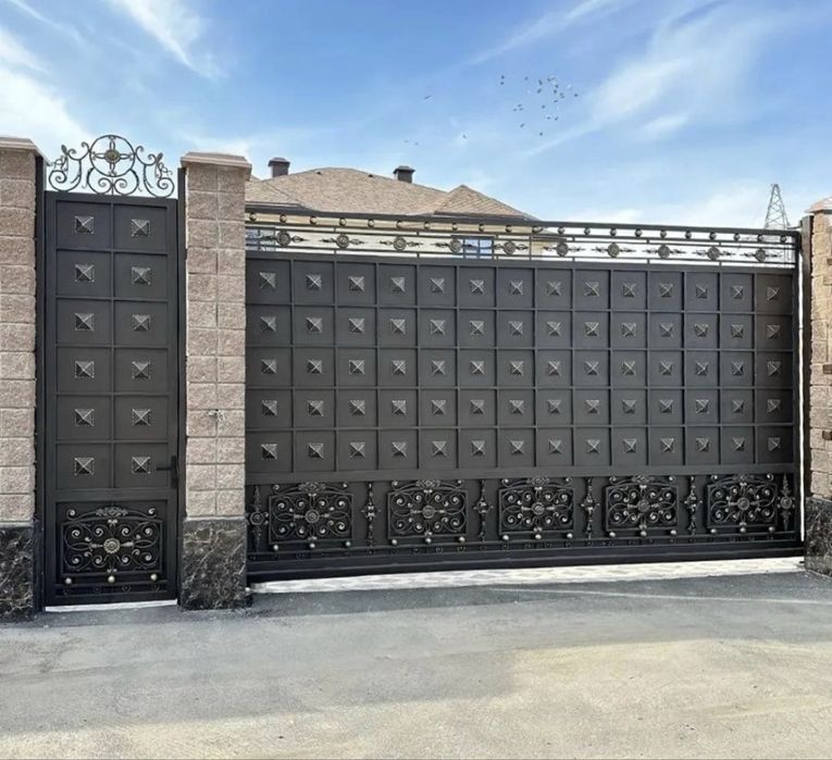 Ворота откатные под ключ