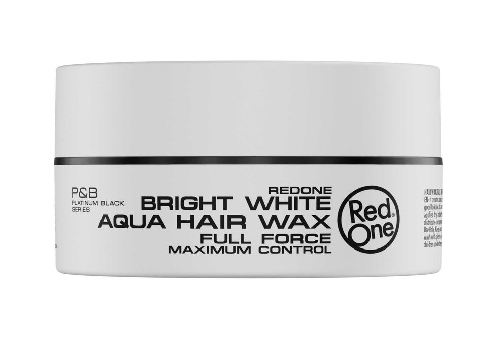 Вакса за коса REDONE Aqua Bright White, бяла, със силна фиксация, 150 мл