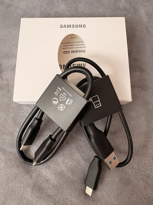 SSD extern Samsung T7 1TB – NOU, nefolosit, doar desfăcut pt poze