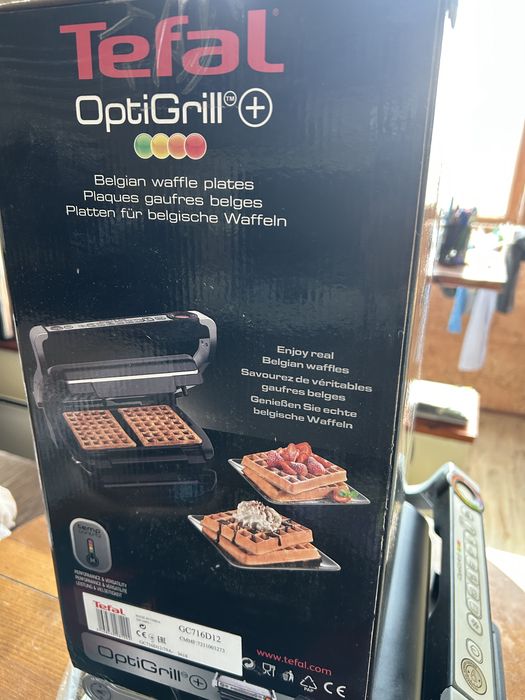 ГРИЛ TEFAL GC716D12 OPTIGRILL SL АВТОМАТИЧНИ ПРОГРАМИ, СИВ, 2000 W