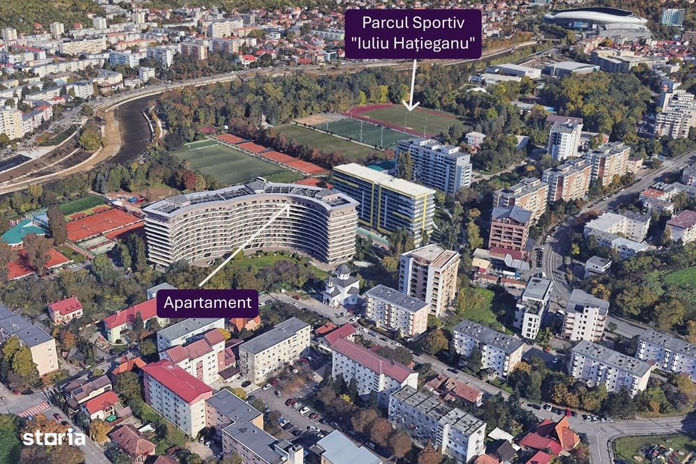 Dormitor+living | 48 m²+terasă | p. subterană | Central Park Residence