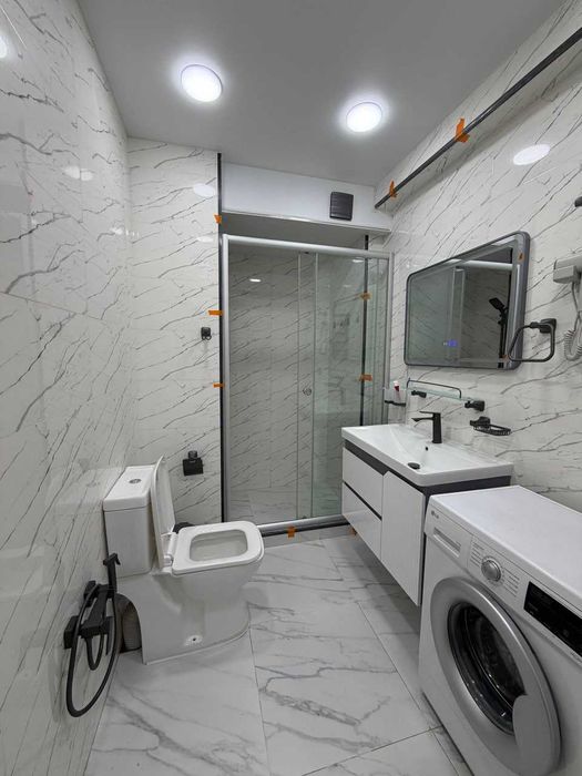 Zarashan City 2 комнатная студия 50м2, ЕВРО ремонт, кадастр есть