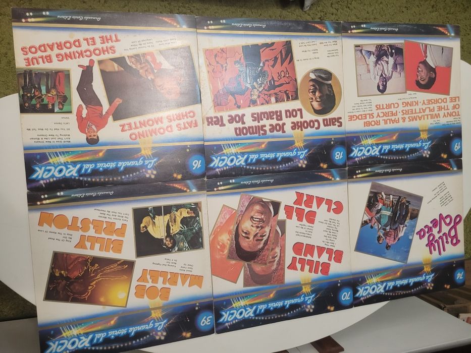 Vând loturi 10 discuri muzica rock.