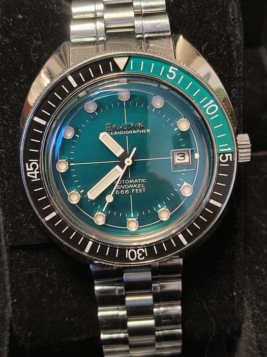Bulova oceanographer diver