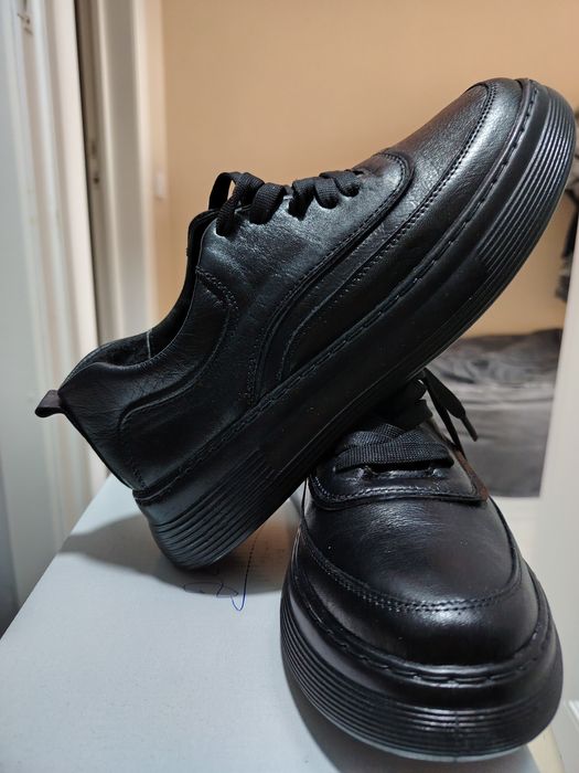 Кожанные ботинки