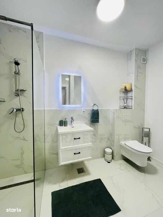 Apartament modern 54 mp utili cu balcon si parcare zona Turnisor