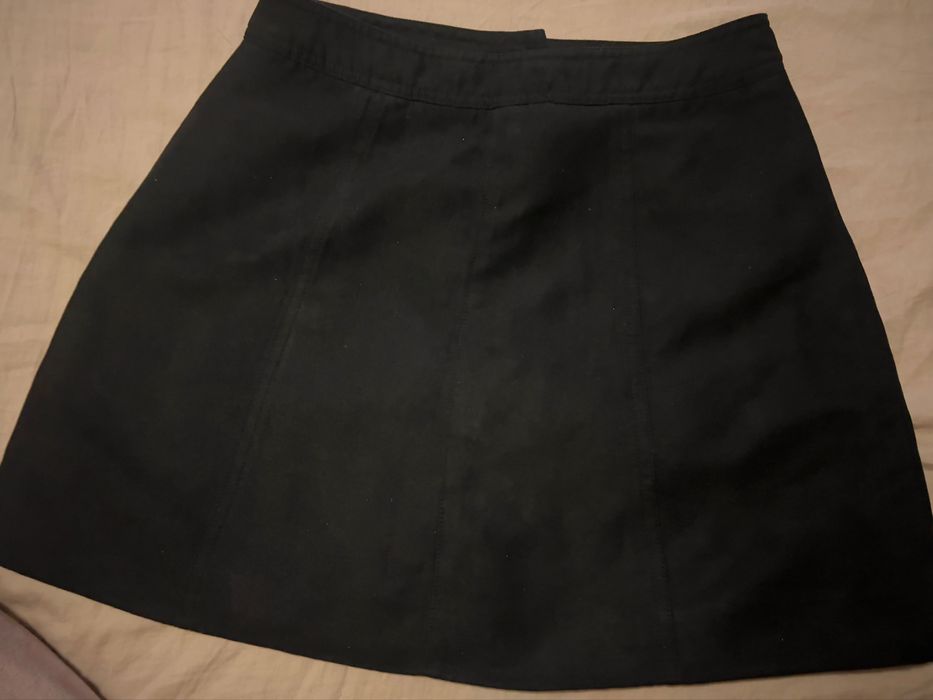 Черна дънкова пола