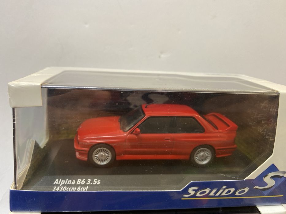 SOLIDO BMW E30 Alpina B6 3.5s machetă auto scara 1:43