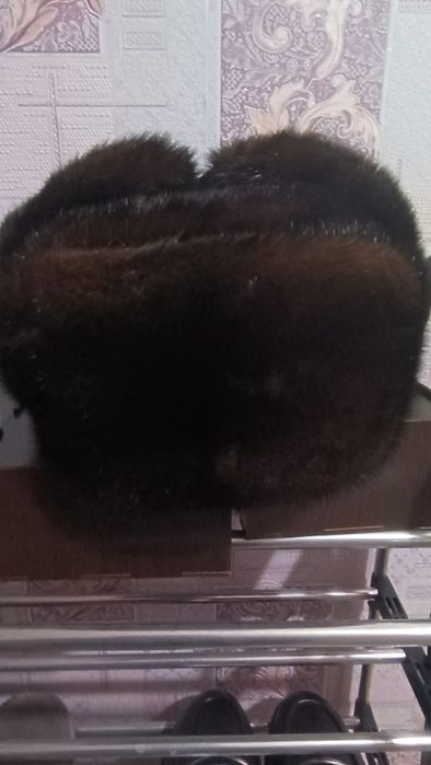 Шапка норковая. Мужская