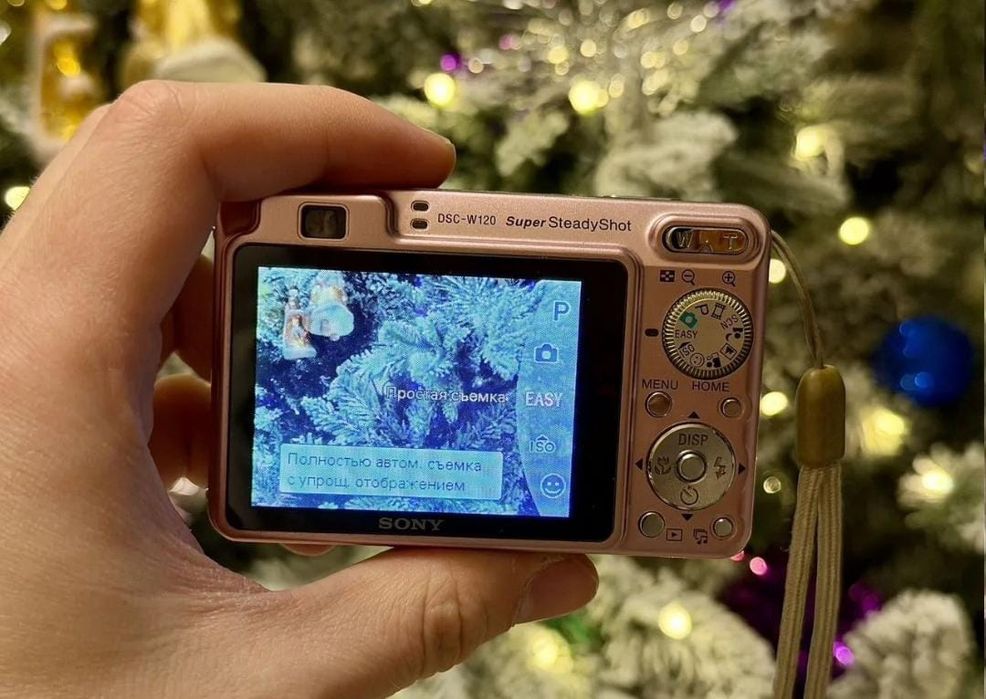 Фотоаппарат y2k Sony Cybershot W120
