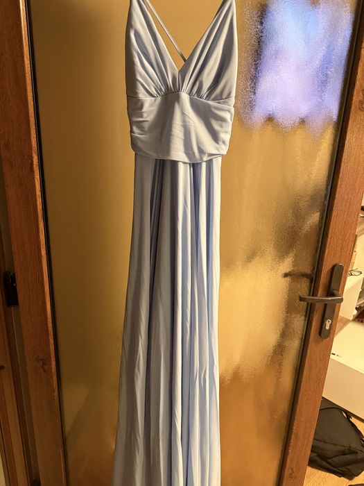 Rochie lunga baby blue