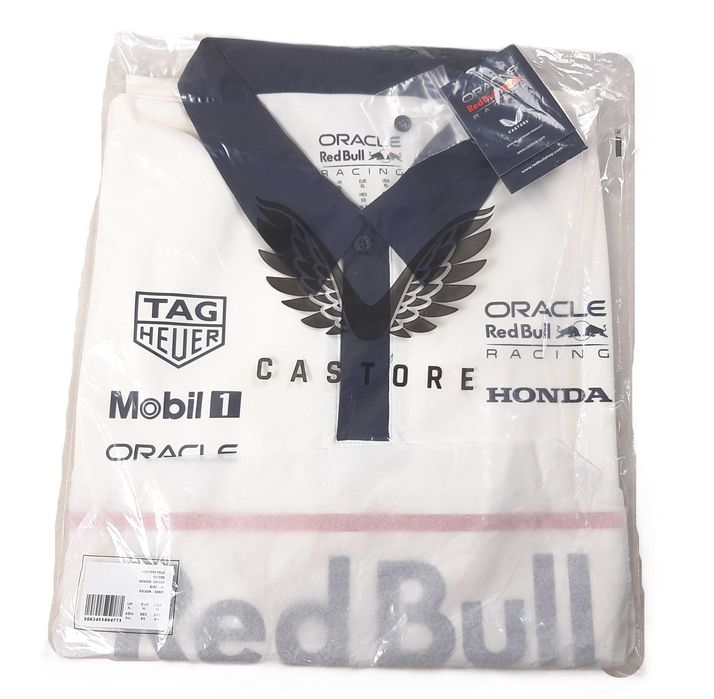 Red Bull Racing Team Polo Shirt - Оригинална мъжка тениска с яка