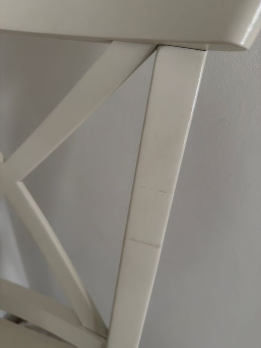 VIHALS Masă extensibilă, alb, 84/120x74 cm IKEA