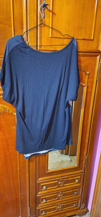 Bluză dama neagra cu flori