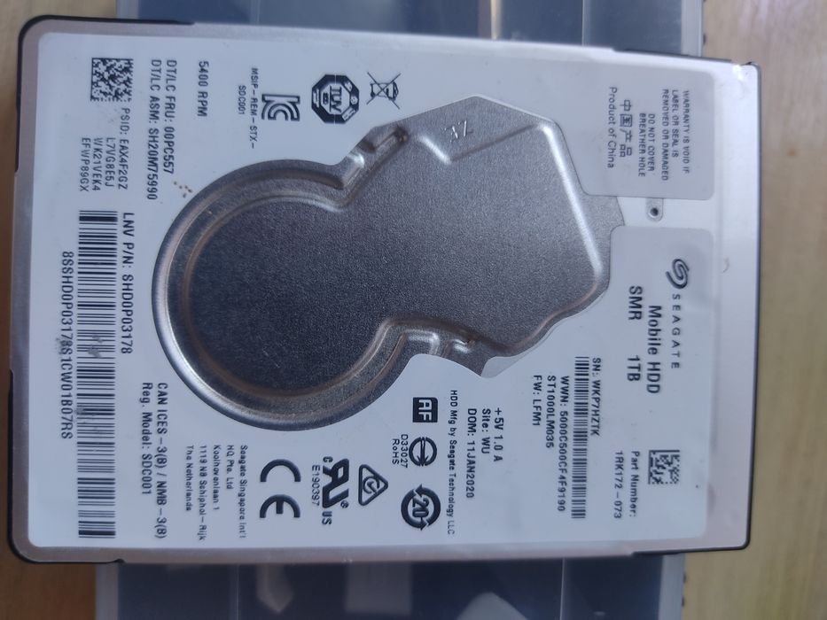 жесткий диск 1 терабайт в хорошем состоянии