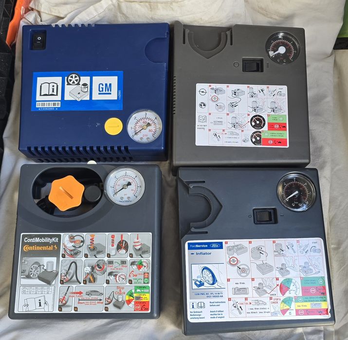 Компресори за помпене на автотомобилни гумигуми,