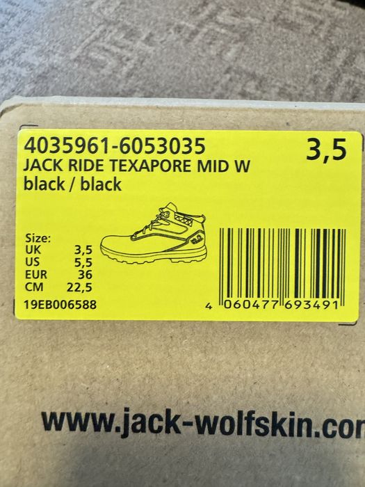 Bocanci Jack Wolfskin Jack Ride impermeabili