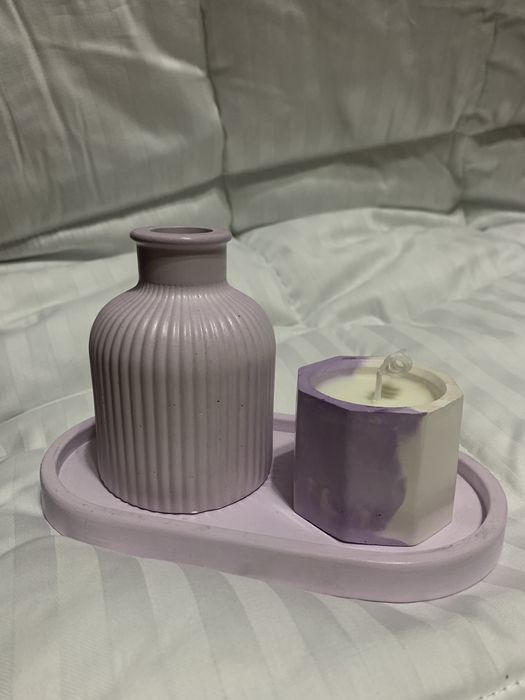 Гипсовые изделия и свечи ручной работы (бокс)