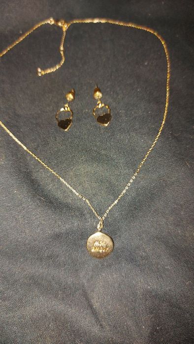 Комплект колие с обици