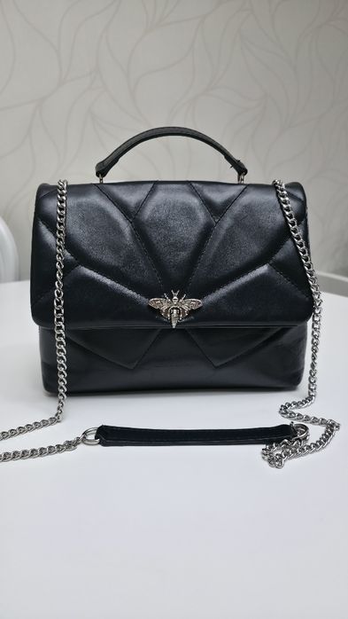 Poseta tote dama Luca di Gioia din piele naturala, model 245POSP23008N