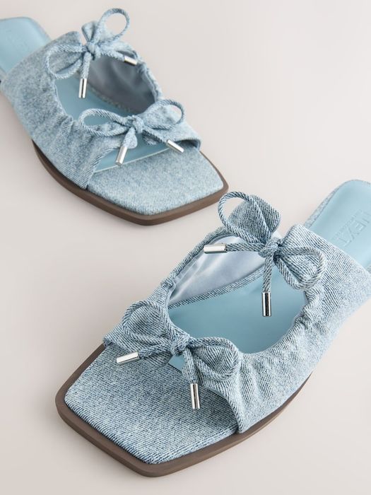 Мюли джинсовые Next